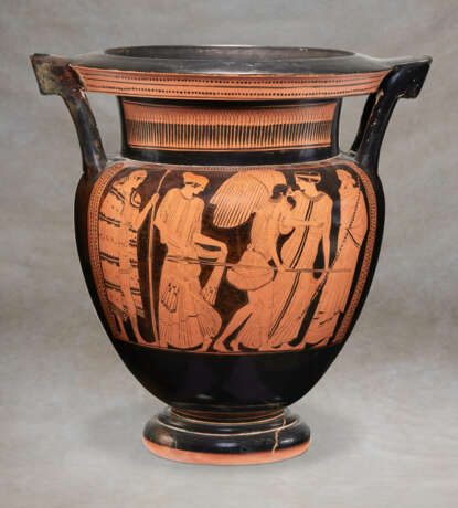 AN ATTIC RED-FIGURED COLUMN-KRATER - фото 1