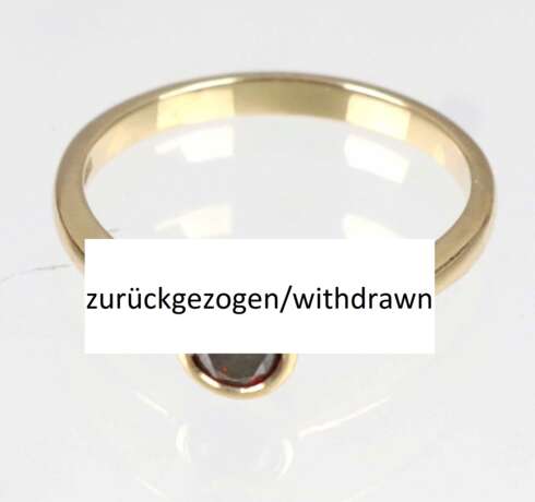 Ring mit rotem Diamant - GG 375 - zurückgezogen/withdrawn - фото 1