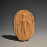 Ancient Roman Clay Tablet With Hercules - photo 1