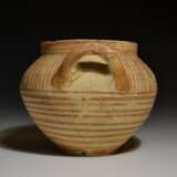 Ancient Italo-Geometric Ceramic Olla With Rare Scratch Drawing Of A Bird - фото 3