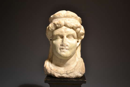 Ancient Roman Marble Portrait Bust - Foto 3