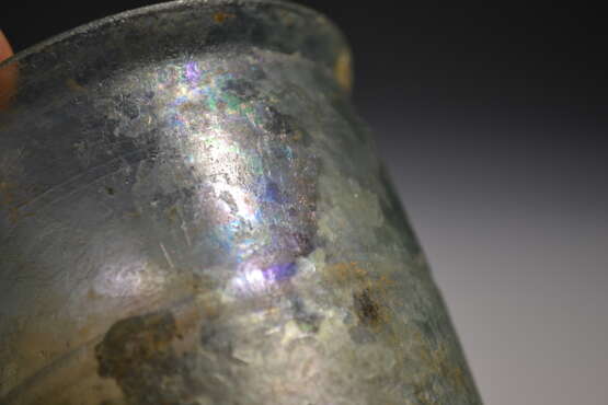 Ancient Roman Glass Cup With Wheel Cut Decoration - photo 5