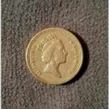 One Pound Coin British Elizabeth II England England. Metal Engraving Classical Mythology Royal United Kingdom 1993 1993 - photo 1