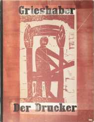 HAP Grieshaber (1909 Rot an der Rot - 1981 Reutlingen) (F). 'Der Drucker und Holzschneider'