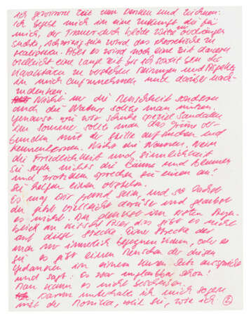 Martin Kippenberger (1953 Dortmund - 1997 Wien) (F). 4-tlg. Konvolut an Frauenportraits mit Postkarte und Briefen - Foto 5