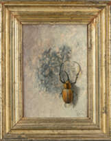 Robert Knaus (1900 Wien - 1975 Freiburg). Trompe-l'oeil mit Hirschkäfer