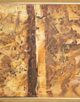 Friedhelm Lach (1936 Bochum). Gelber Pfad durch die Wüste