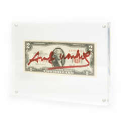 Andy Warhol (1928 Pittsburgh - 1987 New York) (F). '2 Dollars'