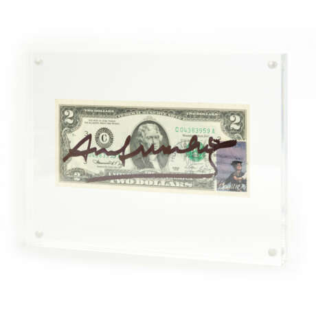 Andy Warhol (1928 Pittsburgh - 1987 New York) (F). '2 Dollars' - фото 1