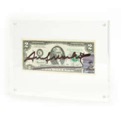 Andy Warhol (1928 Pittsburgh - 1987 New York) (F). '2 Dollars'