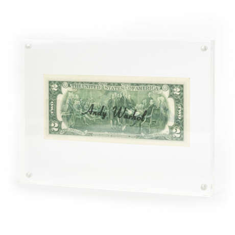 Andy Warhol (1928 Pittsburgh - 1987 New York) (F). '2 Dollars' - фото 2