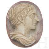 Kamee mit Frauenbüste, hellenistisch, 3. - 2. Jhdt. v. Chr. - photo 1