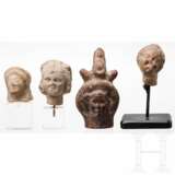 Vier hellenistische Köpfchen, 3. - 1. Jhdt. v. Chr. - photo 1