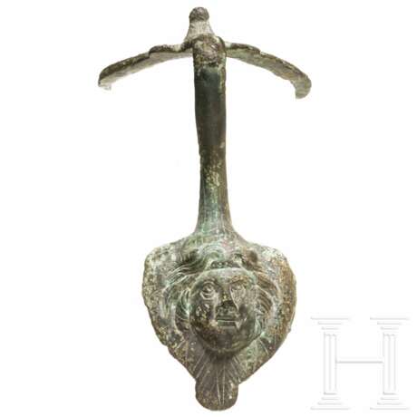 Bronzene Henkelattasche einer Kanne, römisch, 2. - 3. Jhdt. - photo 1