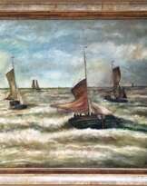 N.Mesdag. "Корабли в бушующем море", к. XIX - н. XX вв. N.Mesdag. "Корабли в бушующем море", к. XIX - н. XX вв.