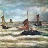 “N. Mesdag. Ships in a stormy sea XIX - n. XX centuries.” - photo 2