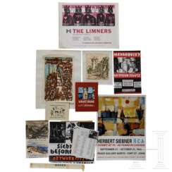 Herbert Siebner (1925 - 2003) - Ausstellungsplakate, Drucke, persönliche Briefe und Fotos des Künstlers