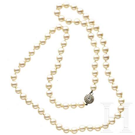 Perlenkette mit Weißgold-Schließe - photo 1