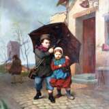 “E. Dubar. Two under an umbrella XIX century” - photo 2