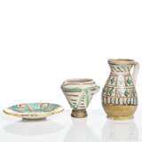 Drei Teile italienische Keramik, 19. Jhdt. - Foto 1