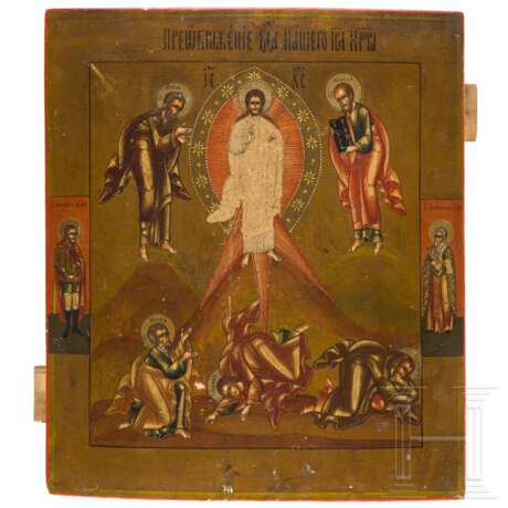 Ikone mit der Verklärung Christi, Russland, spätes 19. Jhdt. - фото 1
