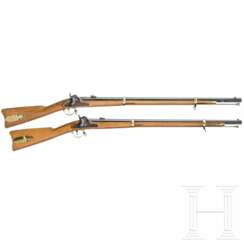 Zwei Remington Mod. 1863 Zouave Rifles, Repliken von Antonio Zoli