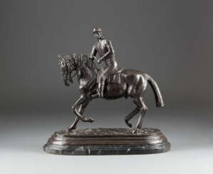 PIERRE JULES MENE 1810 Paris - 1879 ebenda (nach) Jockey auf dem Pferd