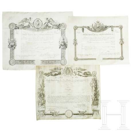 Drei königliche Urkunden, 1818 - 1819 - photo 1