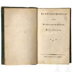 "Ernstfeuerwerkerei für die Großherzoglich Hessische Artillerie", Darmstadt, 1823