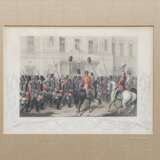 Vier gerahmte Stiche zum Krimkrieg, 1853 - 1856 - photo 1