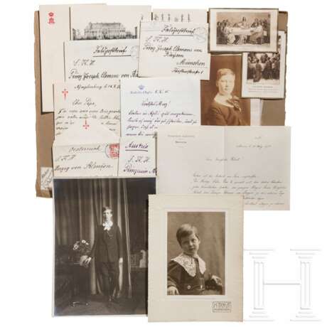 Prinz Alfons von Bayern (1862-1933) – vier eigenhändige Briefe 1892-1915 sowie drei Fotos des Prinzen Joseph Clemens - photo 1