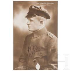 Leutnant Hans Klein (1891 - 1944) - eigenhändig signierte Sanke-Postkarte Nr. "514"