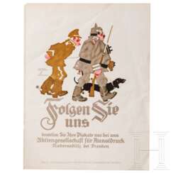 Ludwig Hohlwein (1874 - 1949) - Werbeplakat "Folgen Sie uns" für die Aktiengesellschaft für Kunstdruck, 1926