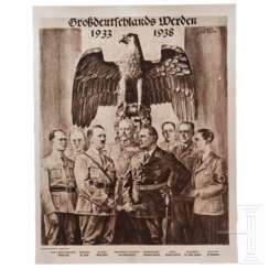 Plakat "Großdeutschlands Werden 1933 - 1938"