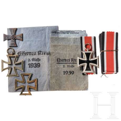Zwei Eiserne Kreuze 1939 2. Klasse - Foto 1