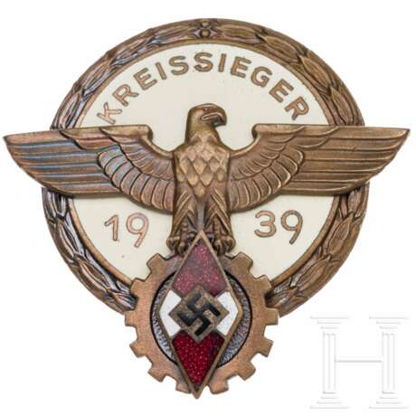 Abzeichen für Kreissieger im Reichsberufswettkampf 1939 - фото 1