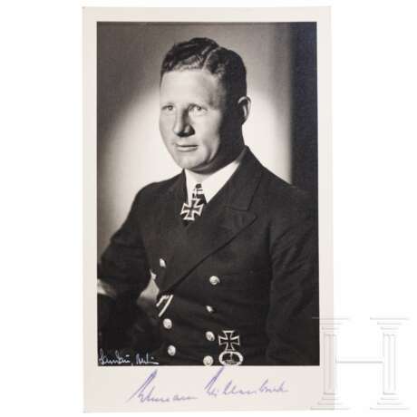 Kpt.Lt. Heinrich Lehmann-Willenbrock - signiertes Sandau-Foto - photo 1