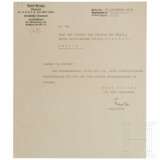 Gauleiter Josef Grohé - signierter Brief an Philipp Bouhler, 1934 - Foto 1