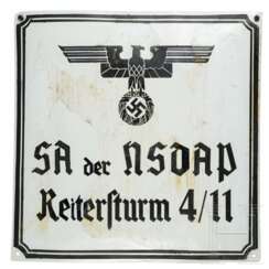 Haustafel "SA der NSDAP Reitersturm 4/11"