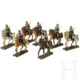 Lineol sieben Soldaten zu Pferd - photo 1