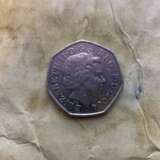 50 pence 2004 UK England Copper-nickel alloy Coin Vereinigtes Königreich 2004 2004 - Foto 1