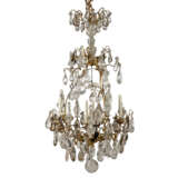 A FRENCH ROCK CRYSTAL AND SMOKEY QUARTZ-MOUNTED TEN-LIGHT CHANDELIER - Foto 2