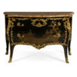 A LOUIS XV ORMOLU-MOUNTED JAPANESE LACQUER BOMBE COMMODE - Аукционные цены