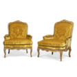 A PAIR OF LOUIS XV GILTWOOD BERGERES - Auction archive