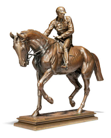 A FRENCH PATINATED-BRONZE GROUP, ENTITLED `LE GRAND JOCKEY` - photo 3