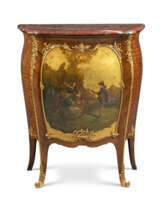 A LOUIS XV-STYLE ORMOLU-MOUNTED KINGWOOD, PARQUETRY AND VERNIS MARTIN MEUBLE D'APPUI