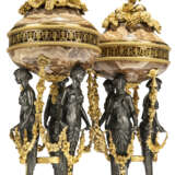A PAIR OF LOUIS XVI ORMOLU-MOUNTED, PATINATED-BRONZE AND ALABASTRO FIORITO BRULE-PARFUMS - photo 4