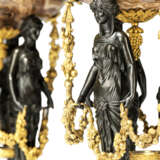 A PAIR OF LOUIS XVI ORMOLU-MOUNTED, PATINATED-BRONZE AND ALABASTRO FIORITO BRULE-PARFUMS - фото 8