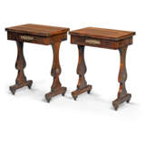 A PAIR OF REGENCY ORMOLU-MOUNTED BRAZILIAN ROSEWOOD CENTRE TABLES - фото 3