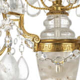 A PAIR OF ORMOLU-MOUNTED ROCK CRYSTAL AND CUT-CRYSTAL FIVE-LIGHT CANDELABRA - photo 7